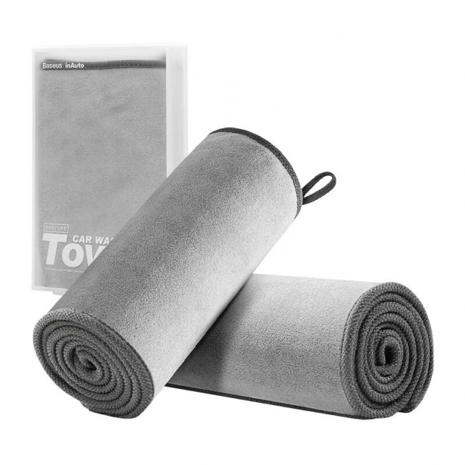 Baseus Easy life handdoek voor autowassen 40 x 40 cm (2 stuks) - grijs