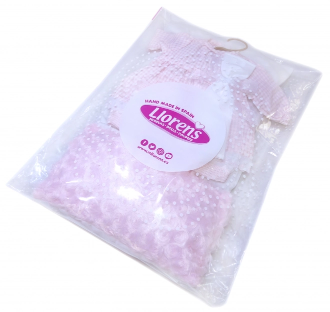 Llorens M740-42 kleding voor babypop NEW BORN maat 40-42 cm