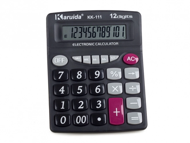 Kantoorbureaucalculator met grote cijfers