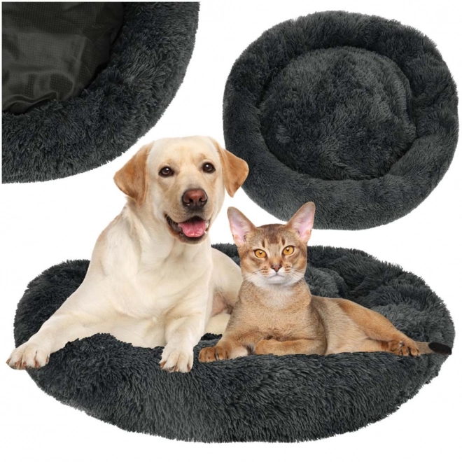 Grijs honden- en kattenbed 100cm
