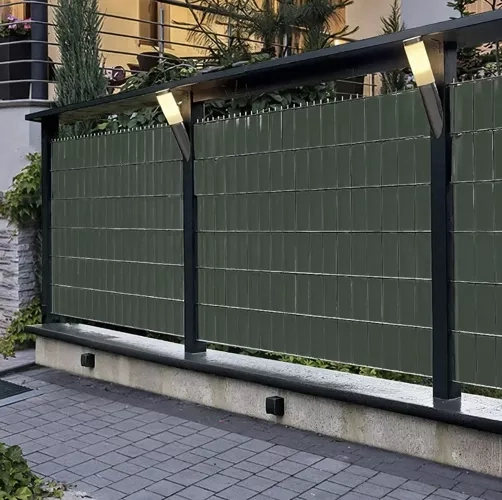 Lint voor omheining 19cmx35m 630g/m2 groen 23706