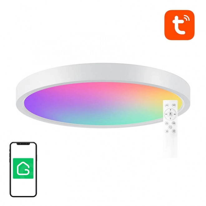 Slim plafondlamp Gosund met WiFi/Bluetooth en afstandsbediening