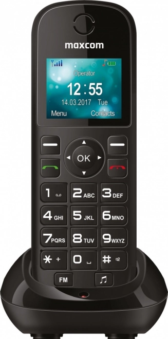 Eenvoudige ergonomische telefoon Maxcom