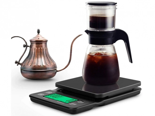 Elektronische keukenweegschaal voor koffie