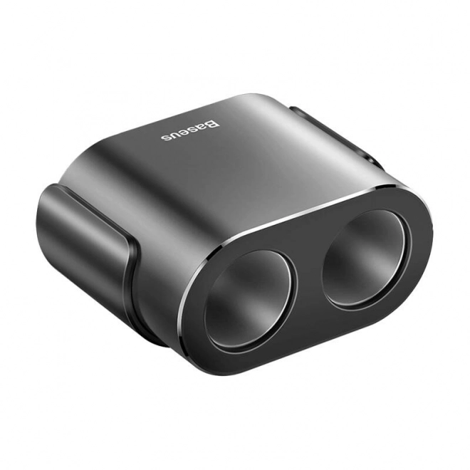 Sigarettenaanstekeraansluiting met splitter 2xUSB 3,1A 100W - zwart