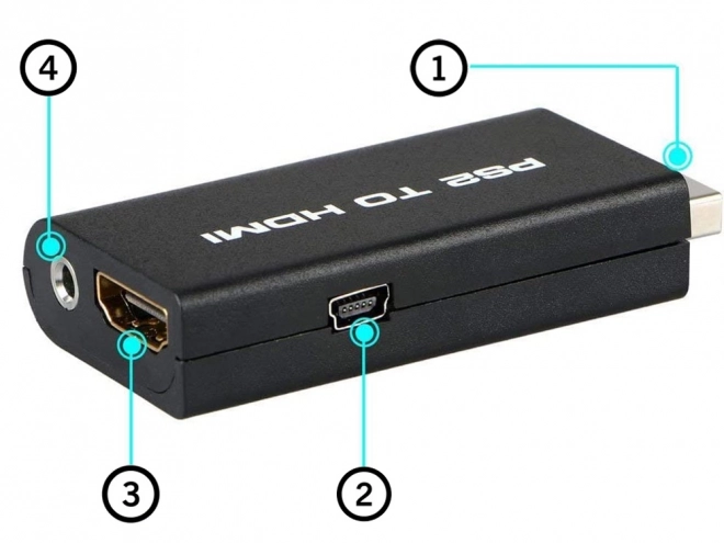 Adapter PS2 naar HDMI audio-omzetter