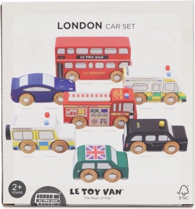 Le Toy Van Set van autootjes Londen