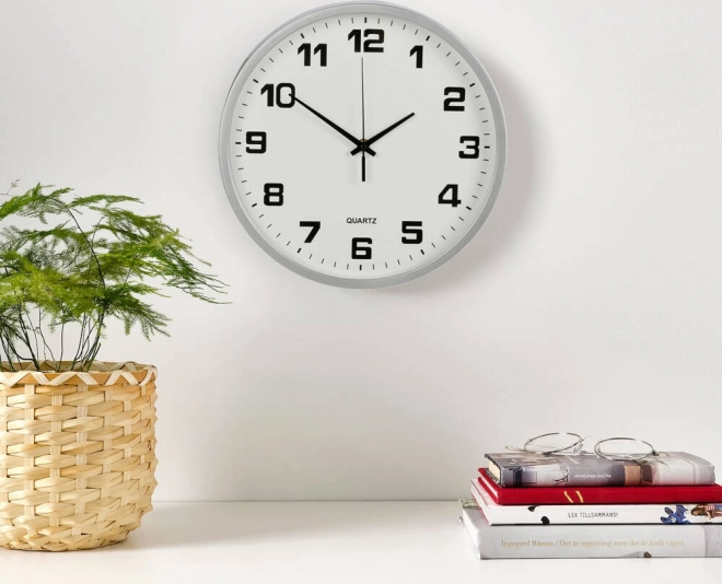 Ronde wandklok Quartz 30 cm