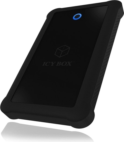 externe 2,5" schijfbehuizing ICY BOX met USB 3.0 en siliconen cover