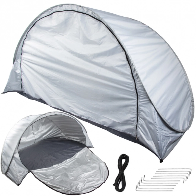 Zelfvouwende strandtent met UV-bescherming