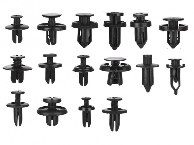 Set auto- en bekledingsclips, 620 stuks met organizer