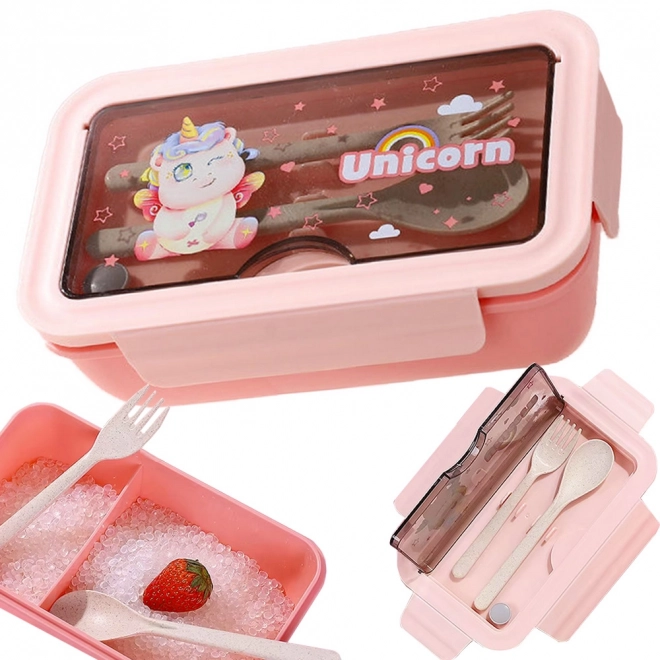 Multifunctionele lunchbox met bestek