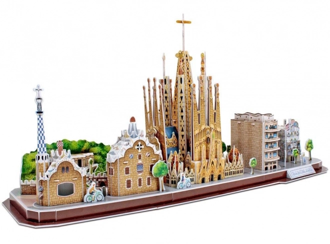 3D puzzel Lijn van de Stad Barcelona