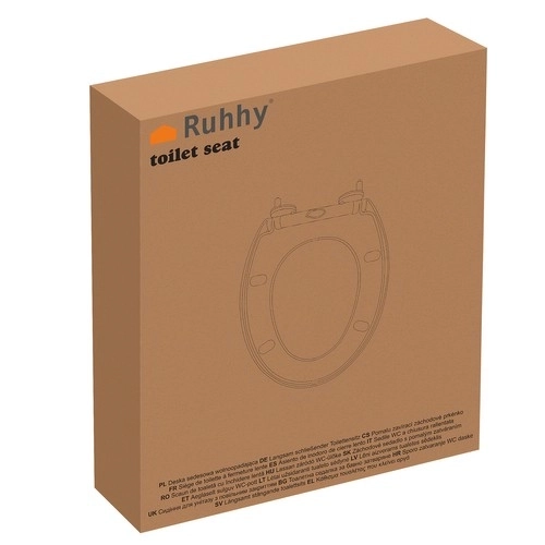 Vrijstaand toiletbril Ruhhy 24547
