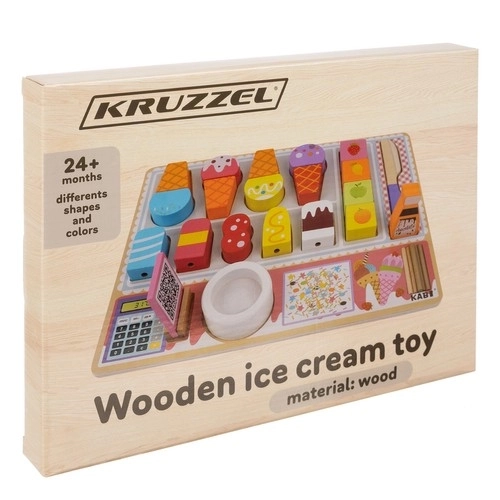Houten ijssalon Kruzzel 22494
