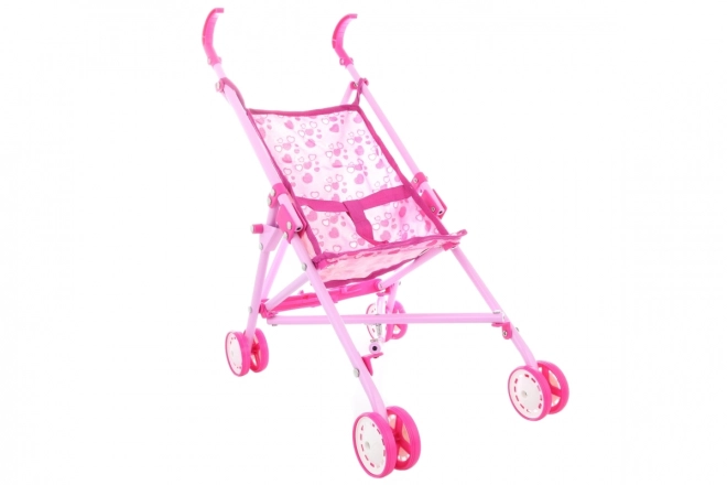 Metalen poppenwagen wandelwagen