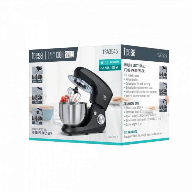 Keukenmachine Easy Cook SINGLE zwart