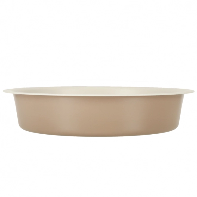 Ronde vorm voor het bakken van taarten, quiche 26 cm bruin