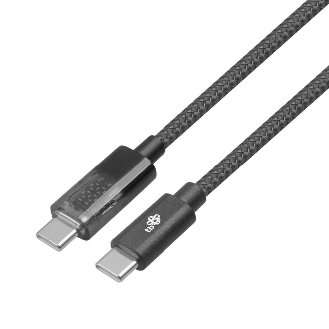 USB-C naar USB-C kabel met LED-indicator voor oplaadvermogen (1 m, 100 W)