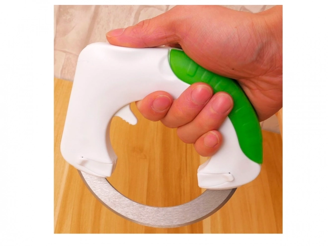 Multifunctioneel ronde mes voor pizza, vlees en groenten