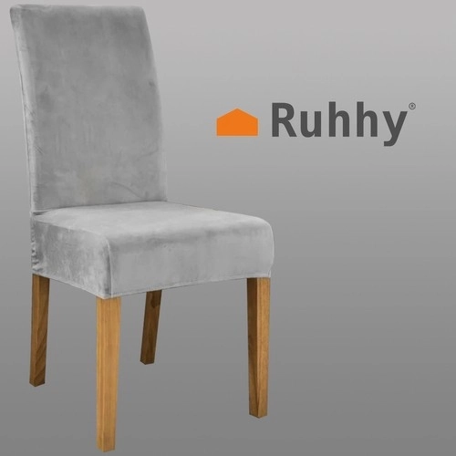 Stoelbekleding - grijze velours Ruhhy 22979