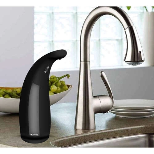 Contactloze zeepdispenser zwart Ruhhy 22229