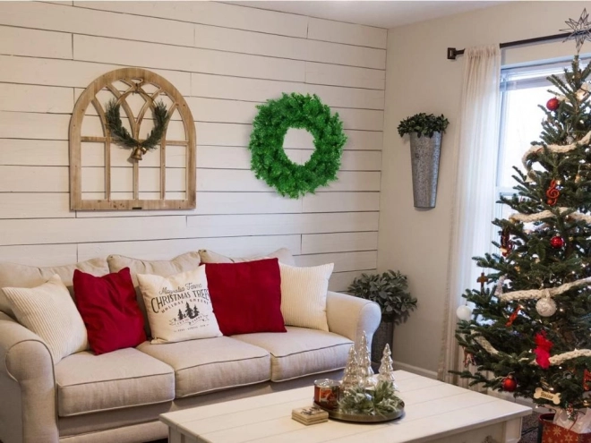 Kerstdecoratieve krans 50 cm