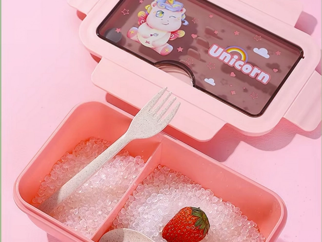 Multifunctionele lunchbox met bestek