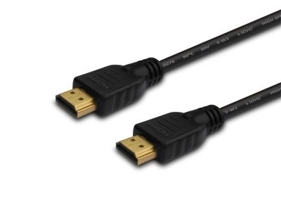HDMI-kabel (M) 20 m, zwart, gouden uiteinden, hogesnelheids v1.4, ethernet/3D, CL-75