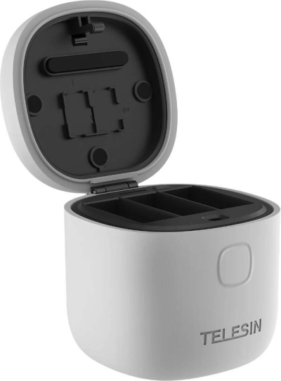 Drieslots waterbestendige oplader en kaartlezer TELESIN voor GoPro HERO 12/11/10/9