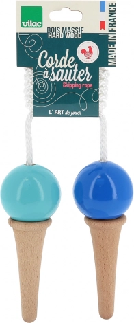 Springtouw ijsje blauw – VILAC