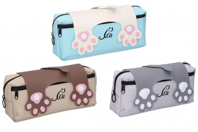 Etui pencil case 20x5,5x9 cm - Kattenpoot