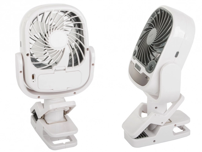 USB tafelventilator met RGB-achtergrondverlichting en luchtbevochtiger 2-in-1