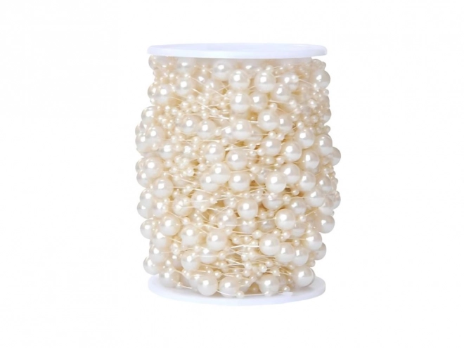 Parelslinger witte parels kerstboomdecoratie