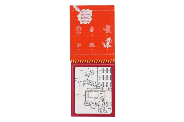 Magisch schilderen met water vervoersmiddelen met magische pen op kaart 15x25x4cm