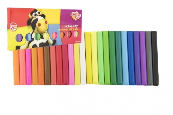 Modelleerklei Kiddy Clay 500g – 24 kleuren