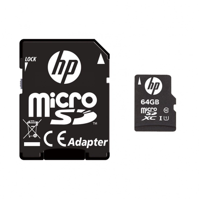 MicroSDXC-kaart 64GB HP Hoge Snelheid