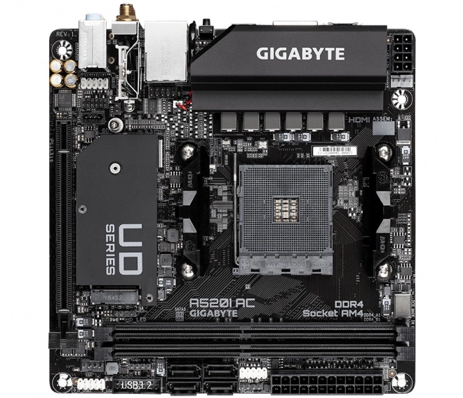 Moederbord AMD A520 Mini-ITX Ultra Duurzaam