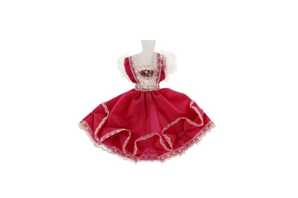 Jurkjes/kleding korte voor poppen in zak 22x30cm