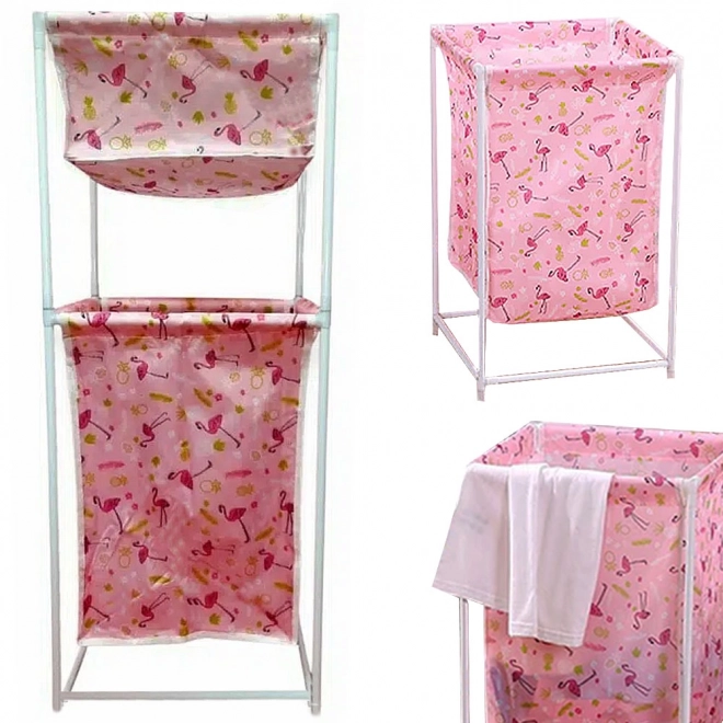 Wasmand met dubbele plank