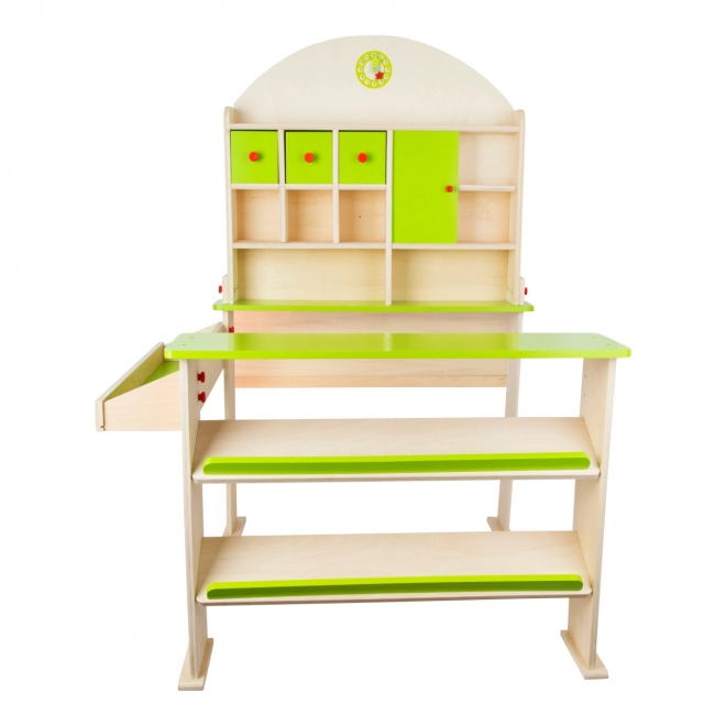Houten kindermarktkraam groen - Small Foot