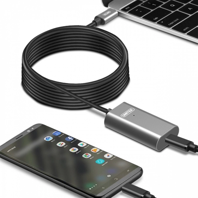 Unitek actieve USB-C verlengkabel 5m