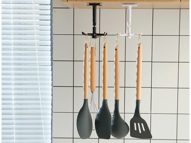 Draaibare organizer voor wandmontage voor keuken en badkamer