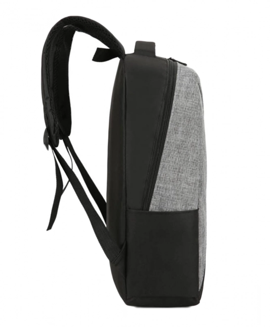 Set 3in1 grijze rugzak, tas en etui