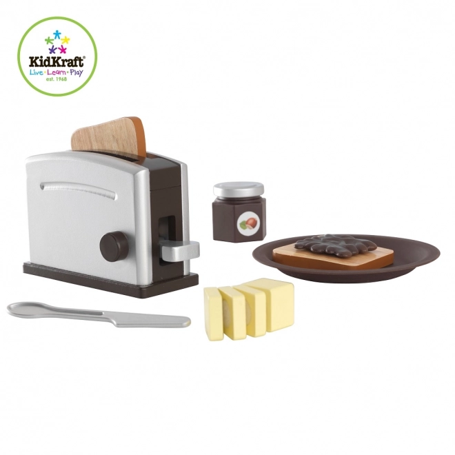 KidKraft Houten Set Broodrooster Espresso