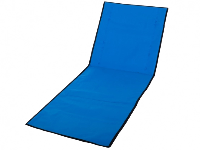 Strandmat met rugleuning - marineblauw