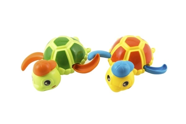 Plastic opwindbare schildpad voor in het water