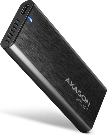 Externe schroefloze aluminium behuizing USB‑C 3.2 Gen 2 voor M.2 SATA SSD