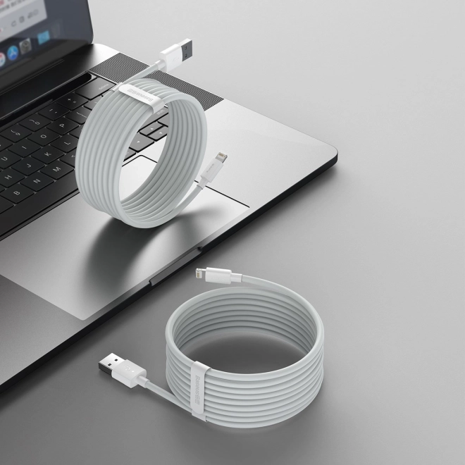Set van USB naar Lightning Baseus Simple Wisdom datakabels