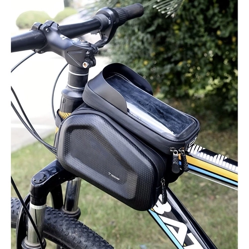 Fietstas voor telefoon met waterdichte hoes en zonnescherm